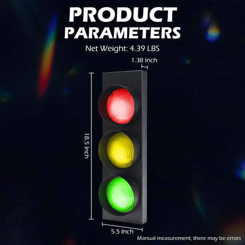 KZU Traffic Light Wall Lamp in a bar or club decor setup.
