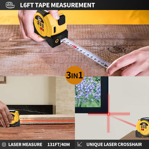KZXIL 16ft steel tape measure for precise short-range measurements.