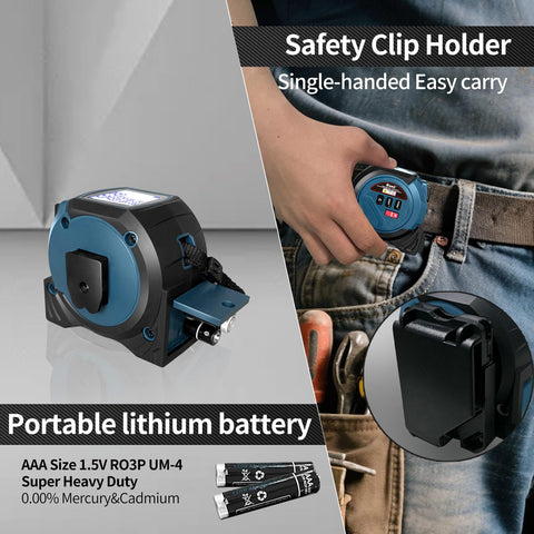 KZXIL heavy-duty belt clip keeps tool secure on site