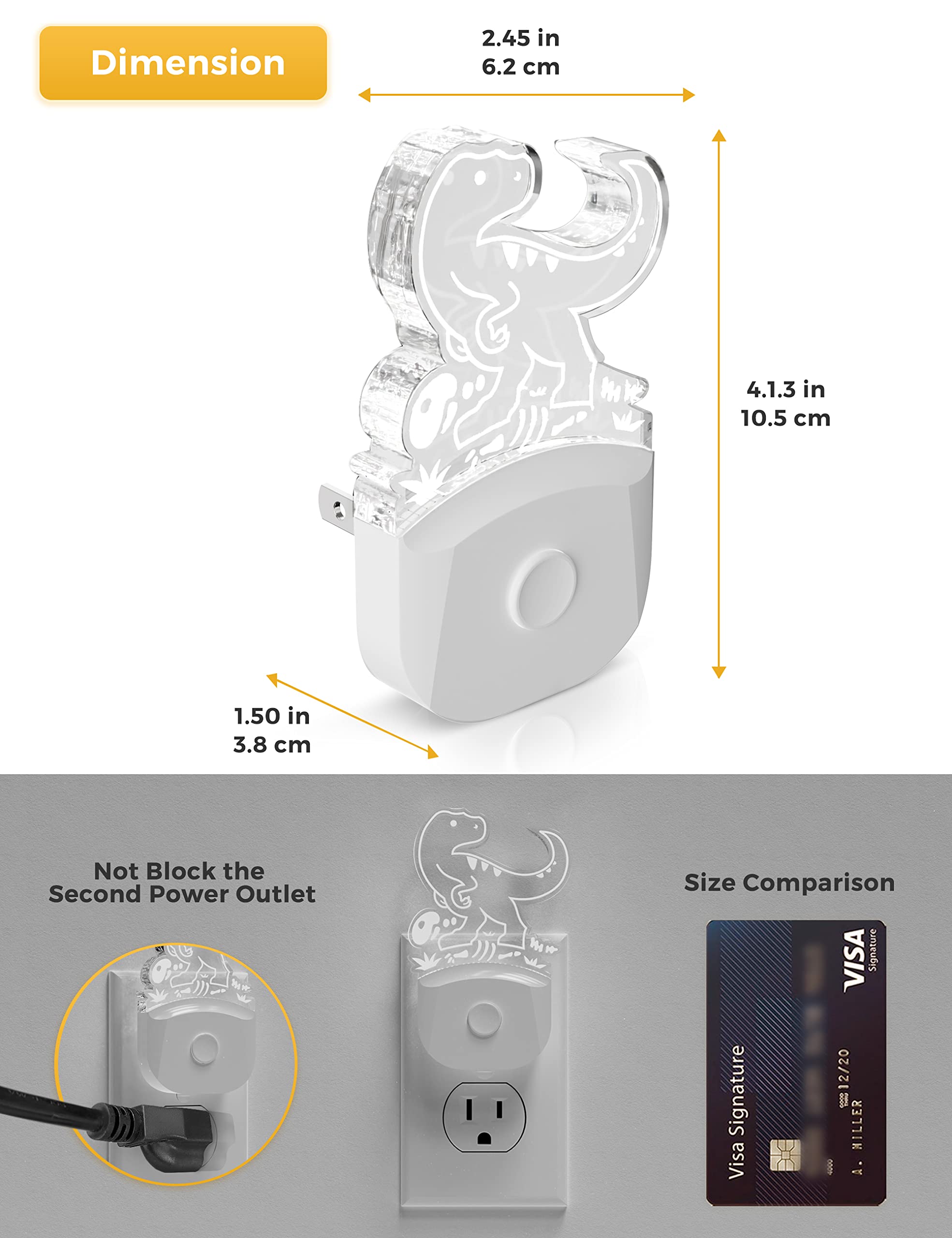 L LOHAS LED 2-pack night lights deliver reliable kid lighting
