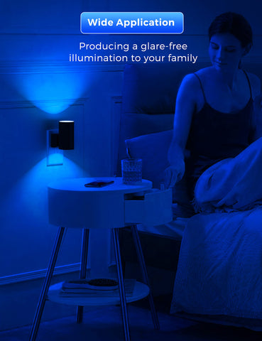 L LOHAS LED night light in a nursery provides gentle illumination for parents