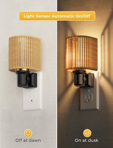 L LOHAS LED boho night light with adjustable brightness for mood lighting.
