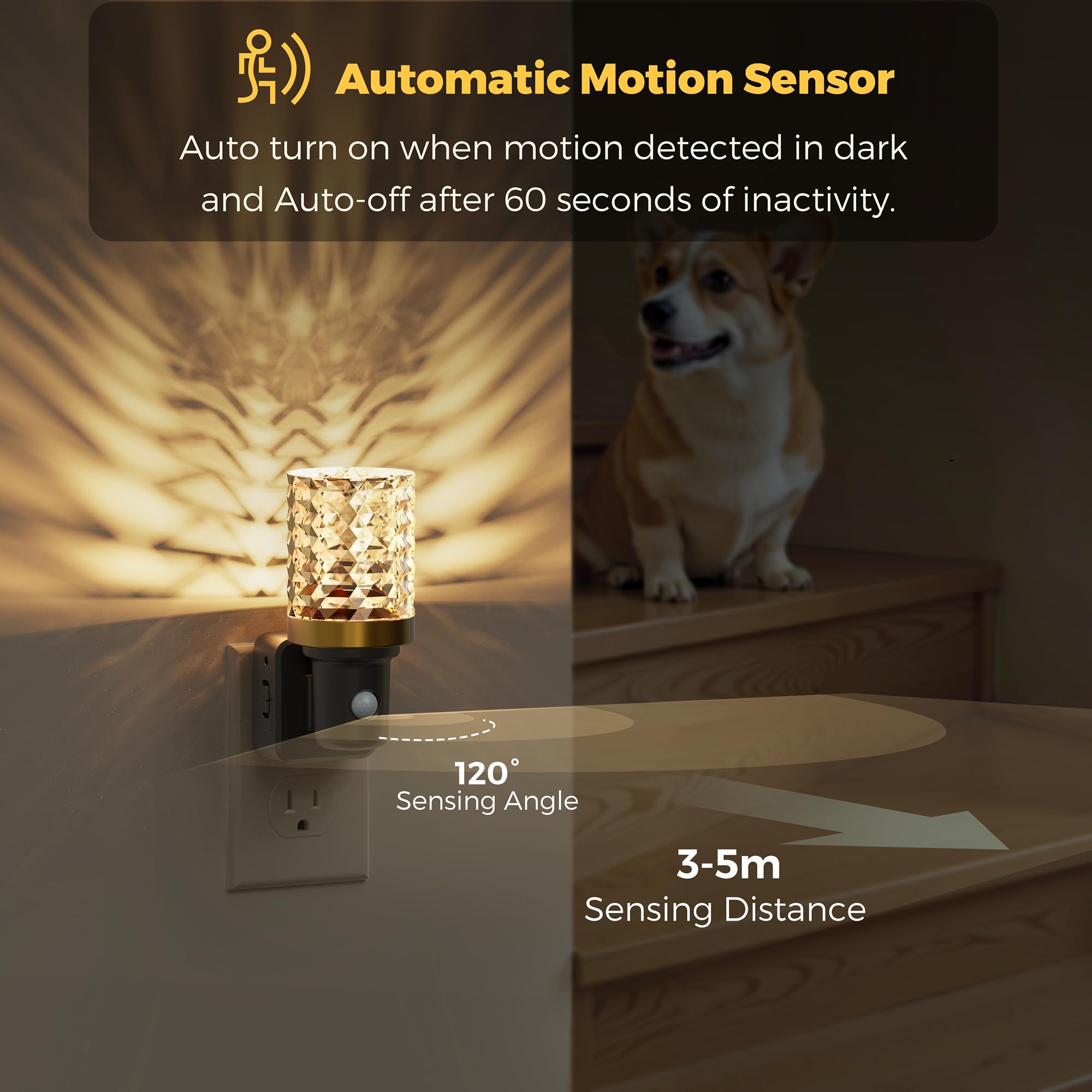 L LOHAS LED Dimmable Night Light allows brightness from 0 to 100 lumens