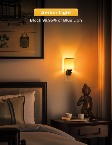 L LOHAS LED fabric linen shade for farmhouse chic decor