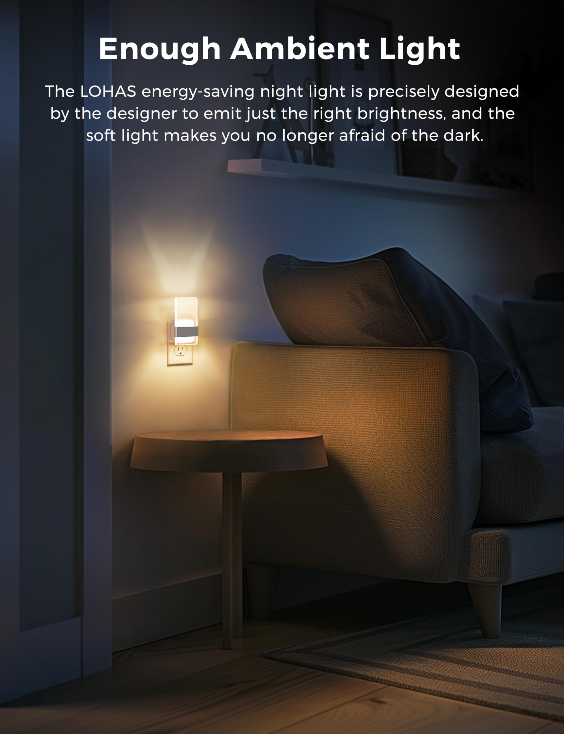 L LOHAS LED 3000K soft glow ideal for bedrooms and bathrooms
