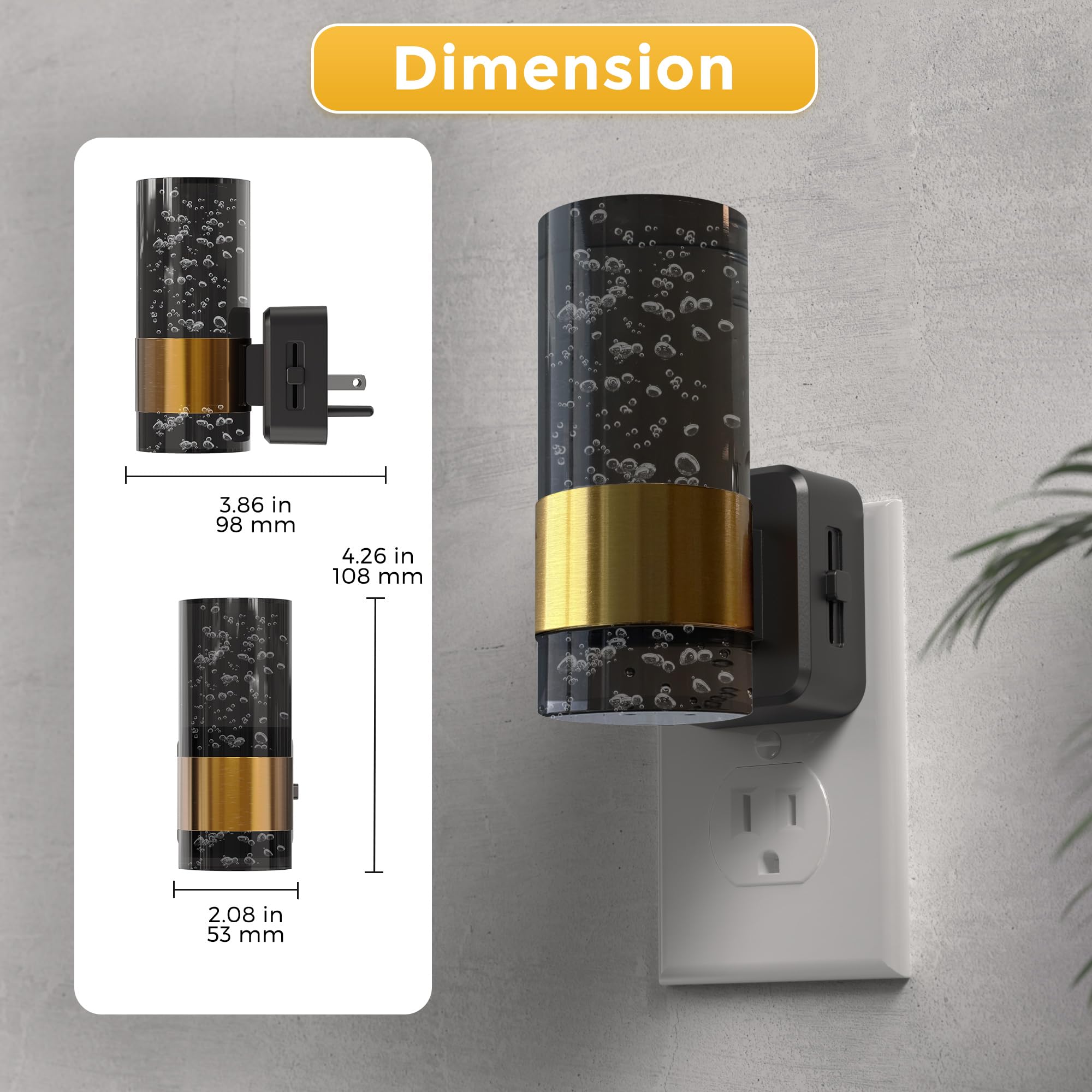 L LOHAS LED acrylic night light with shatter-resistant design for durable daily use