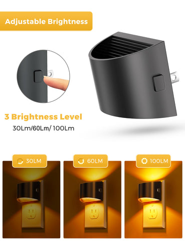 L LOHAS LED night light suitable for bathroom, bedroom, and hallway use