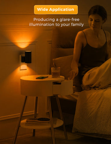 L LOHAS LED night light suitable for bedrooms and bathrooms