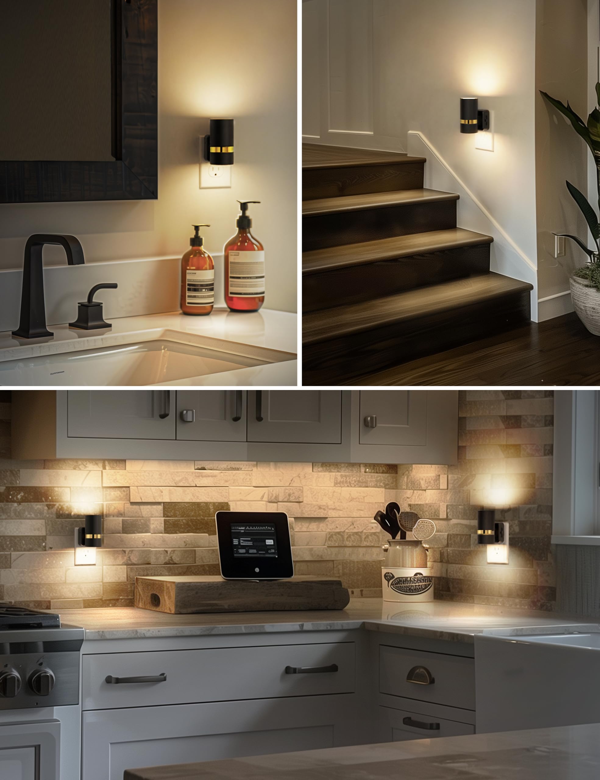 L LOHAS LED night light suitable for bedrooms and corridors