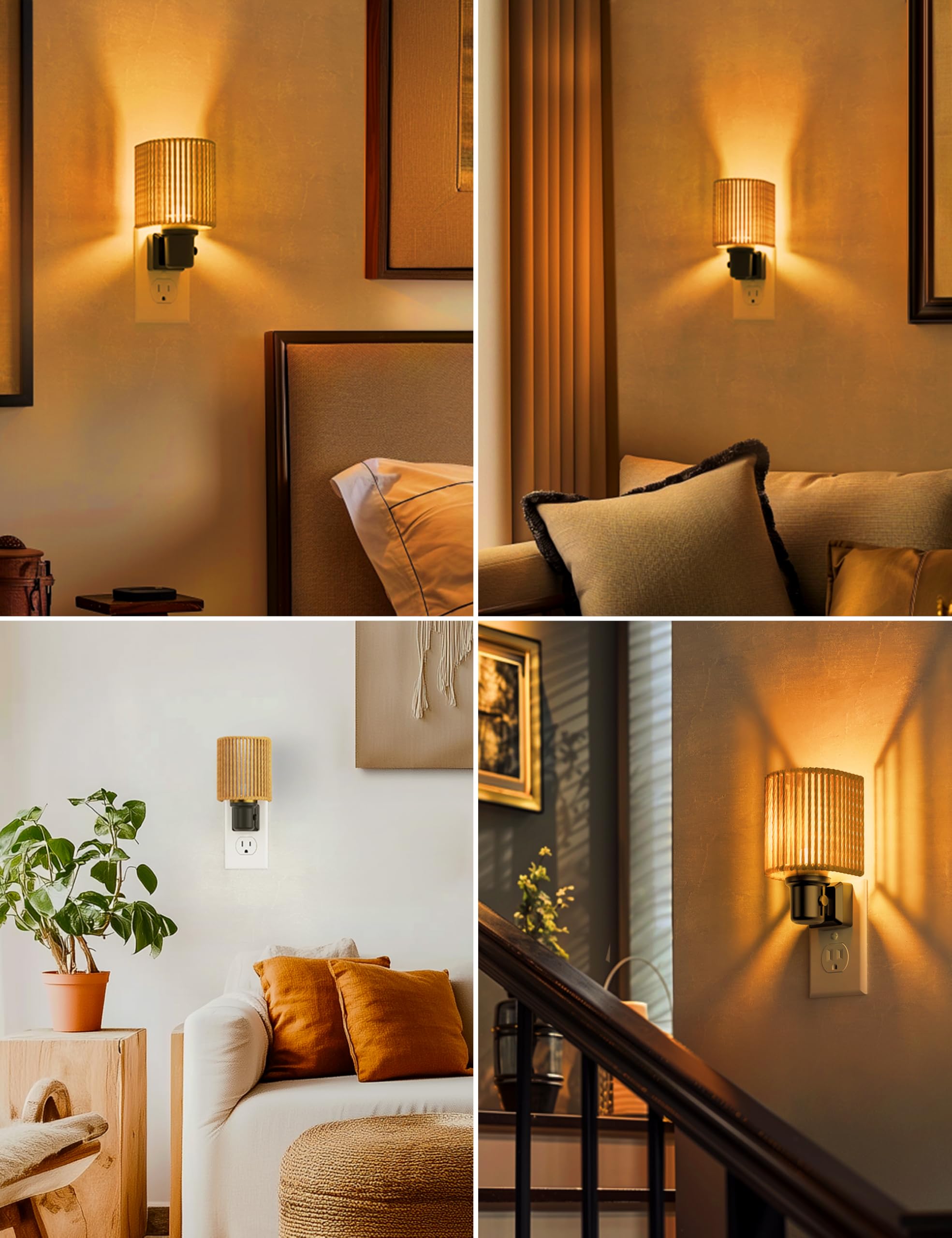 L LOHAS LED night light ideal for bedrooms, living rooms, and hallways.