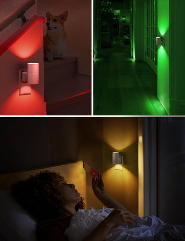 L LOHAS LED color cycle night light creates dynamic multi-color scenes