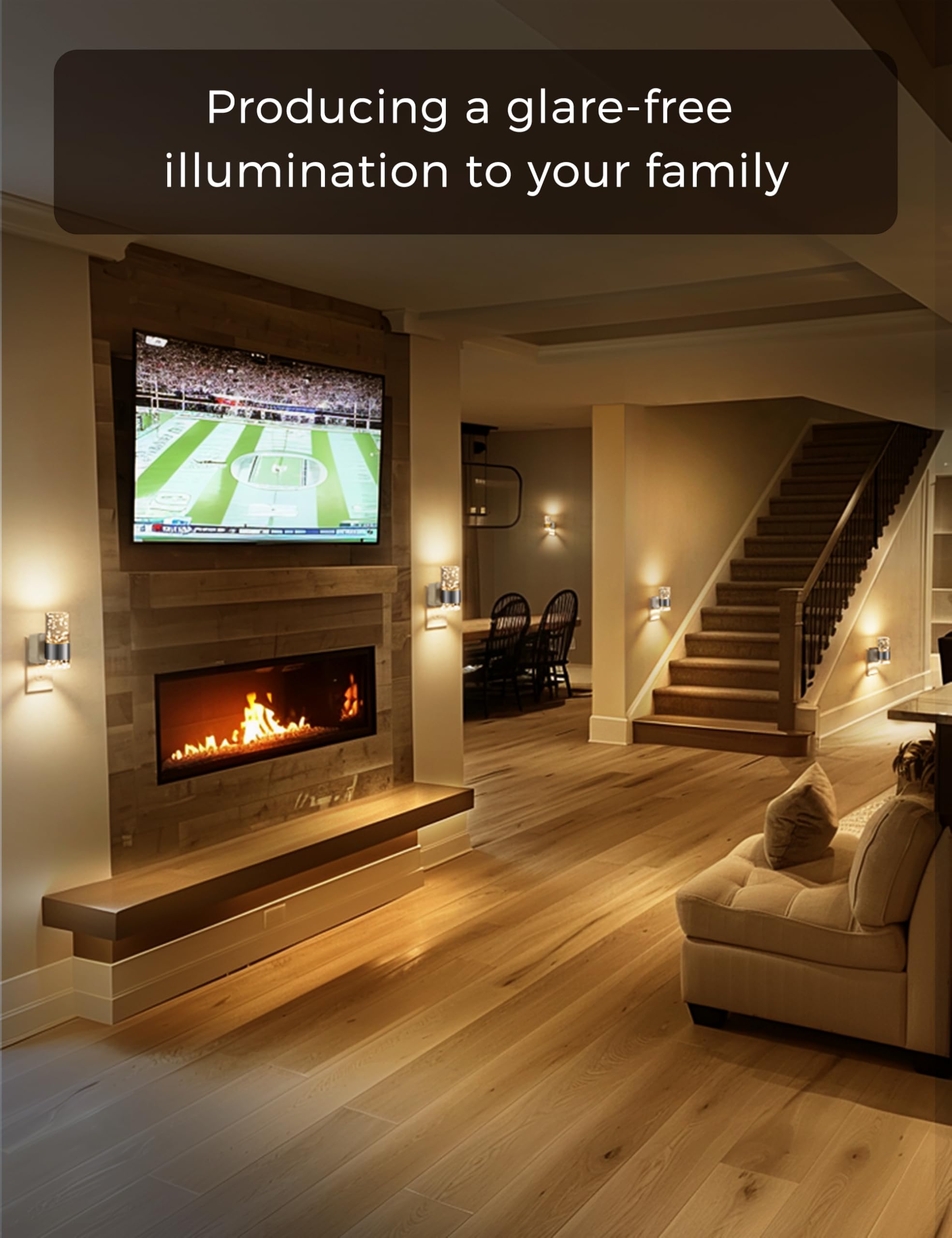 L LOHAS LED Night Light compact plug-in design saves outlet space.