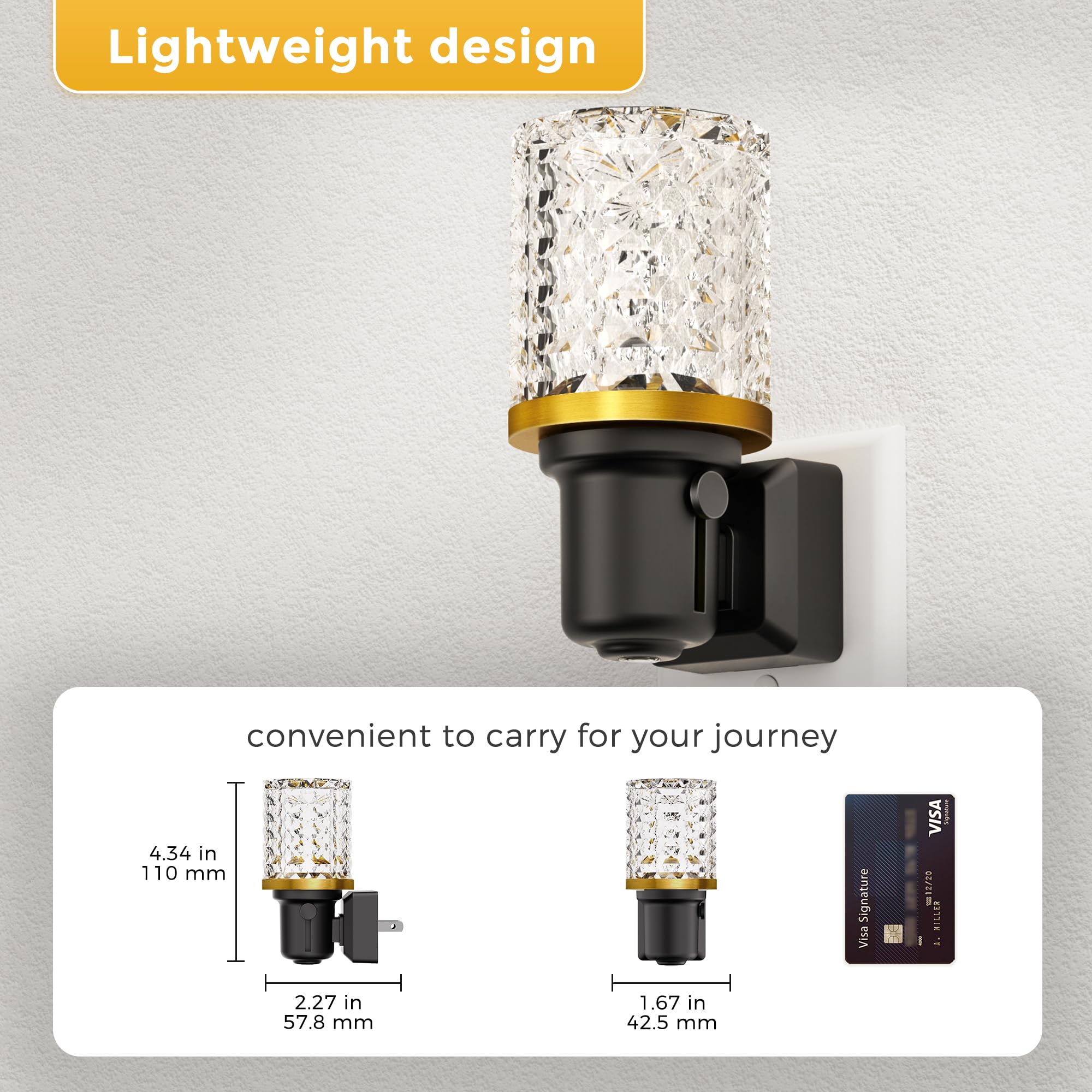 L LOHAS LED dimmable night light offering 0-100 lumens for versatile ambiance