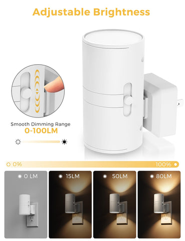 L LOHAS LED dimmable 0-100lm control lets you set brightness.