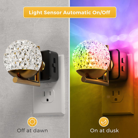 L LOHAS LED night light dimmable slider for precise brightness.