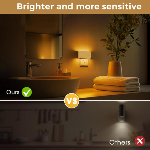 L LOHAS LED night light with dusk-to-dawn sensor automatically saves energy.