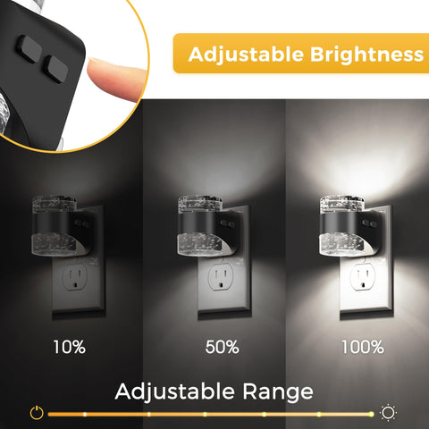 L LOHAS LED dusk-to-dawn sensor night light activates automatically in low light