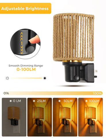 L LOHAS LED dusk to dawn sensor automatically illuminates when surroundings get dark.