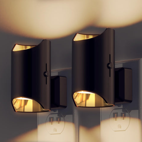 L LOHAS LED night light with dusk-to-dawn sensor for hallway illumination