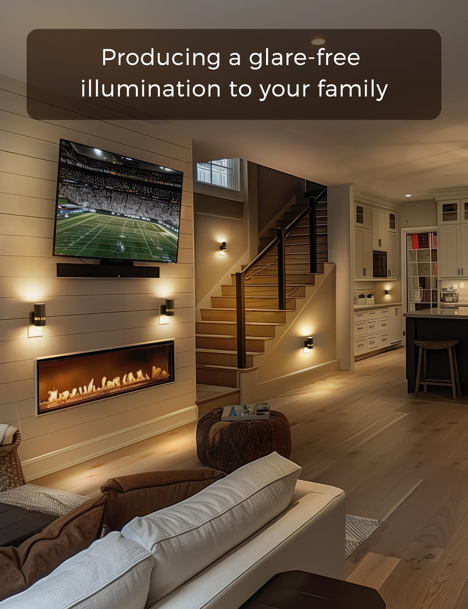 L LOHAS LED night light featuring dusk-to-dawn sensor for energy efficiency