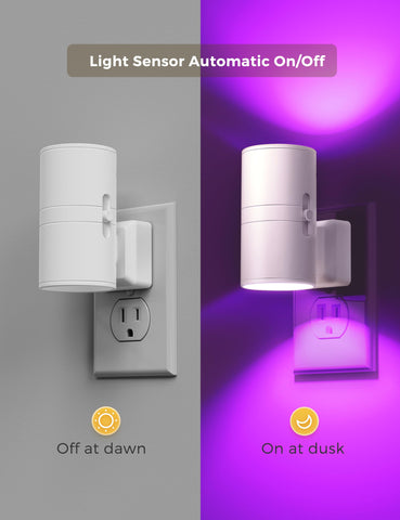 L LOHAS LED dusk-to-dawn sensor night light saves energy daily