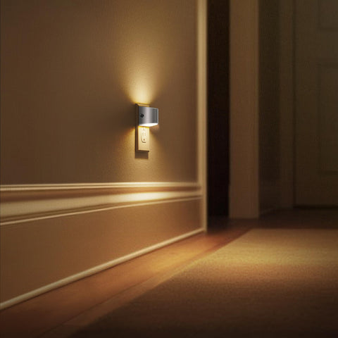 Energy-efficient 1W draw of L LOHAS LED night light.