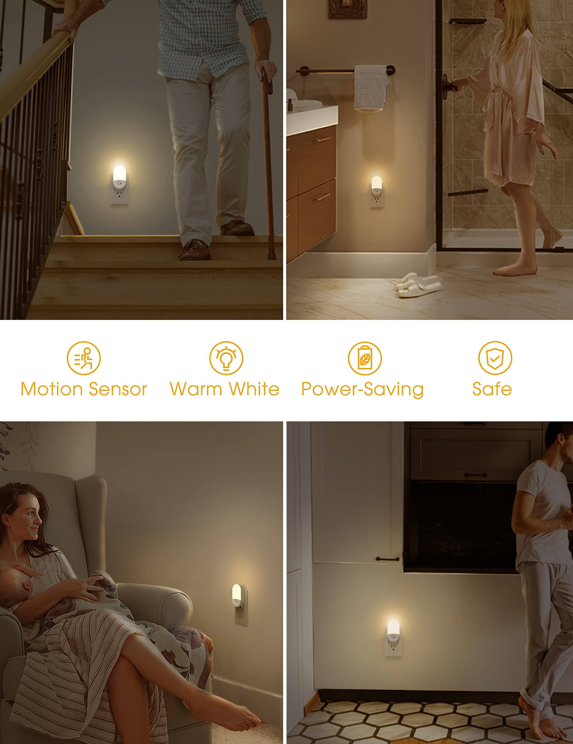 L LOHAS LED energy-saving night light consumes only 0.6W.