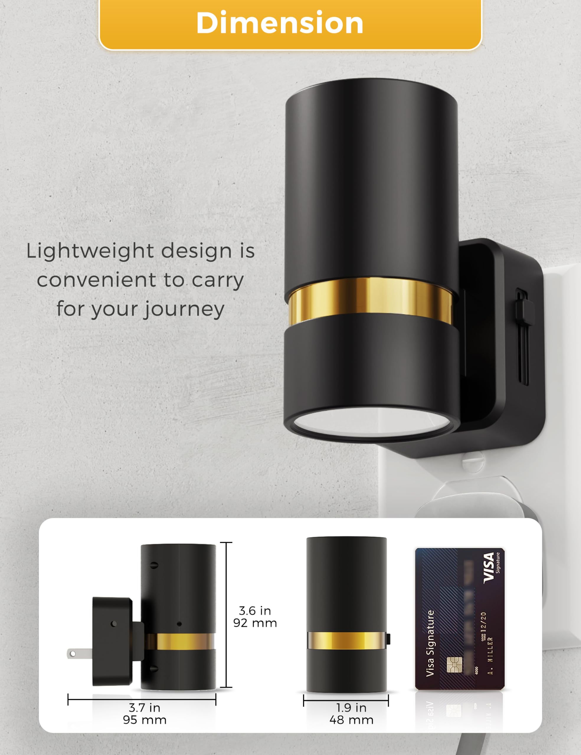 L LOHAS LED night light two-pack for versatile use and savings