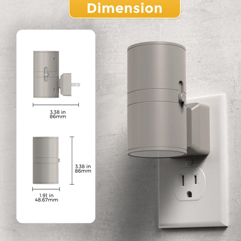 L LOHAS LED glare-free glow supports late-night routines with a soft ambiance.