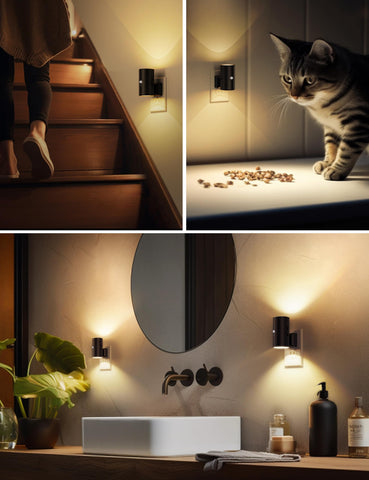 L LOHAS LED night light suitable for bathroom, hallway, nursery for navigation.