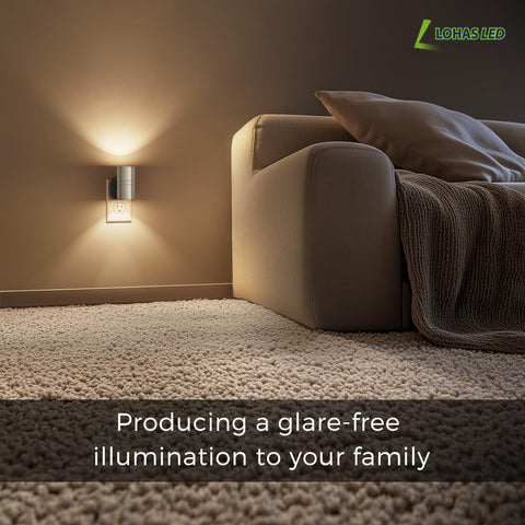 L LOHAS LED night light ideal for bedrooms, bathrooms, and stairways.