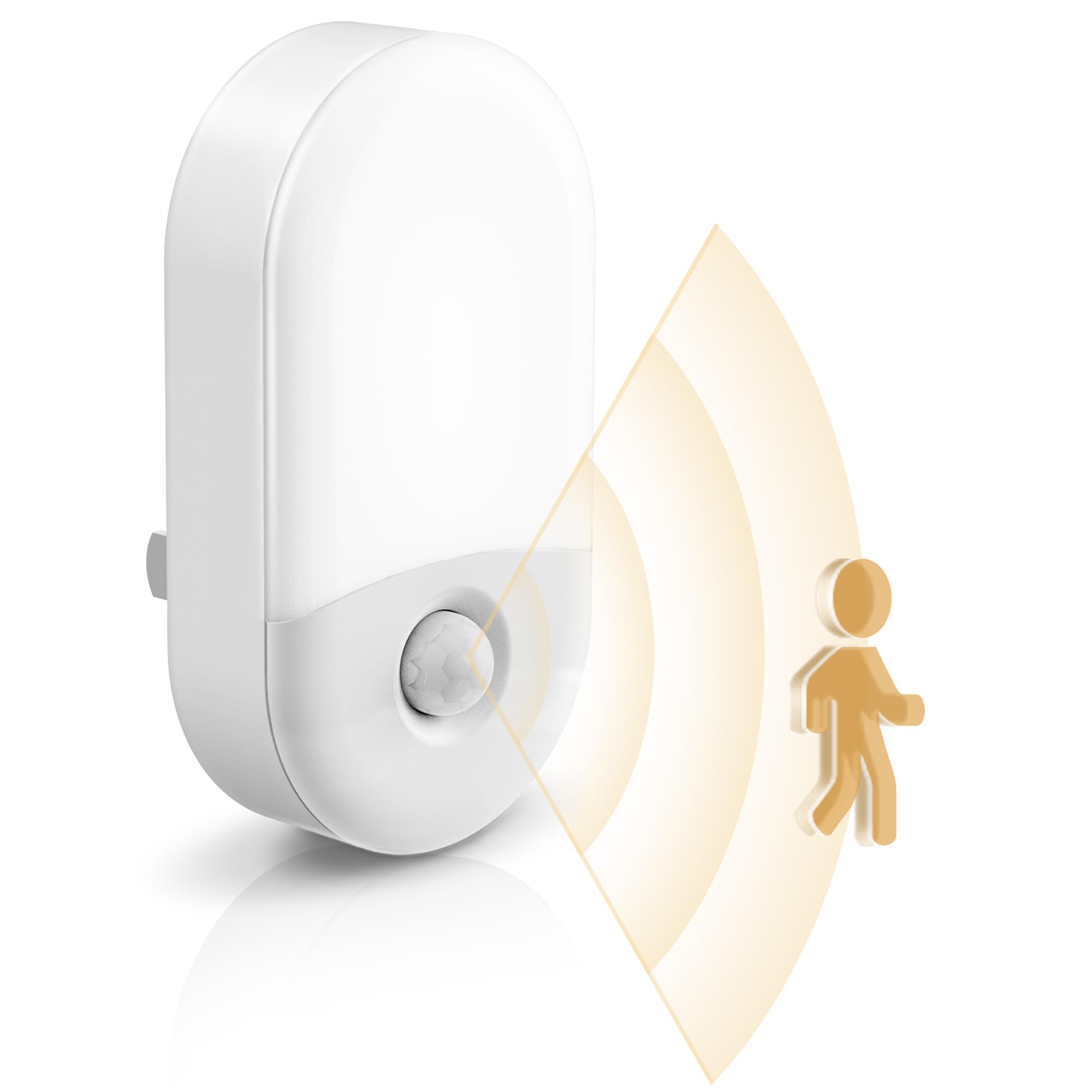 L LOHAS LED plug-in night light ideal for kitchen, bathroom, and hallways.