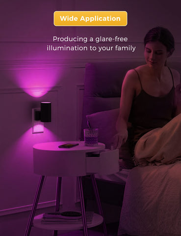 L LOHAS LED dusk-to-dawn sensor activates at night for convenience