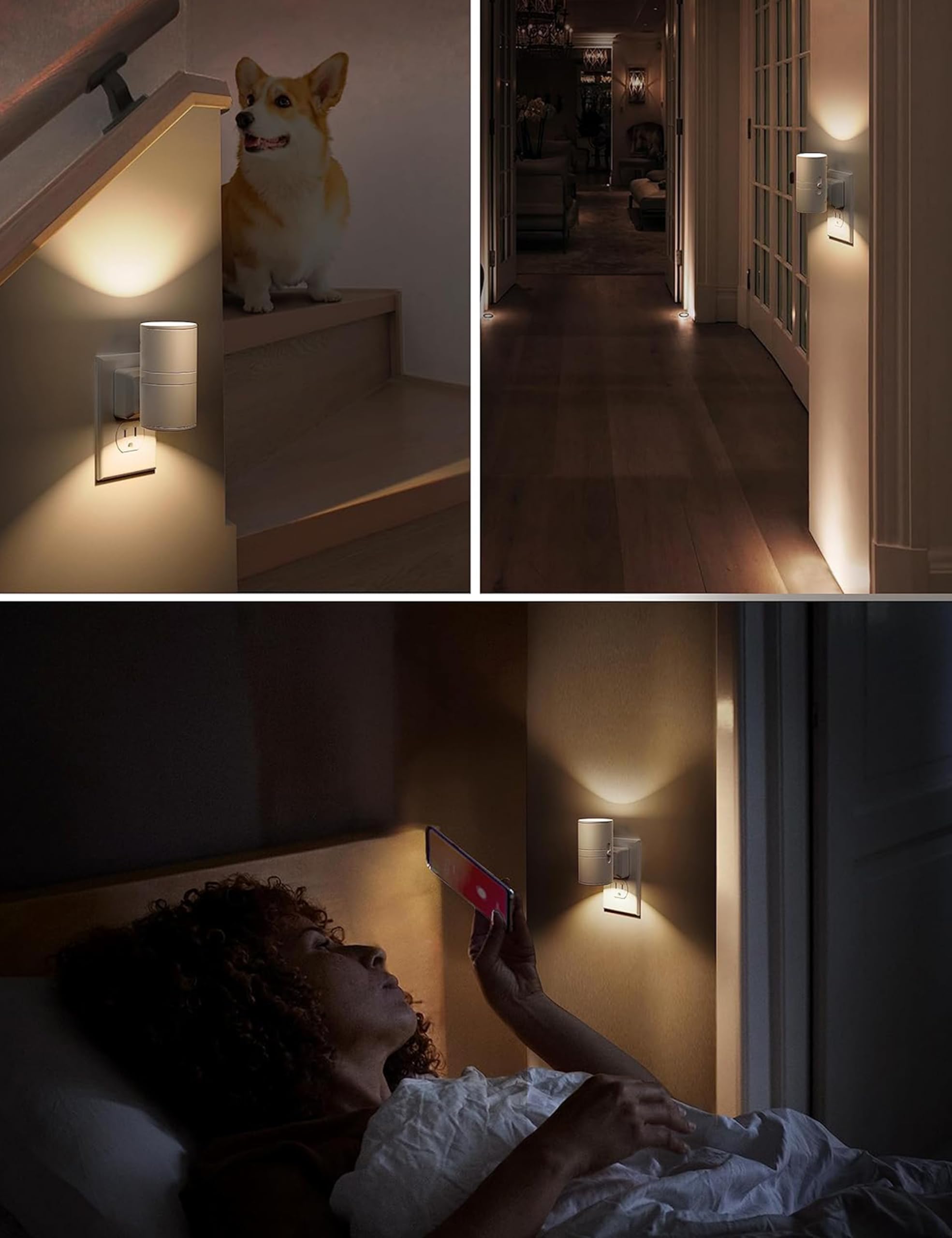 L LOHAS LED modern white shade blends with any room design.