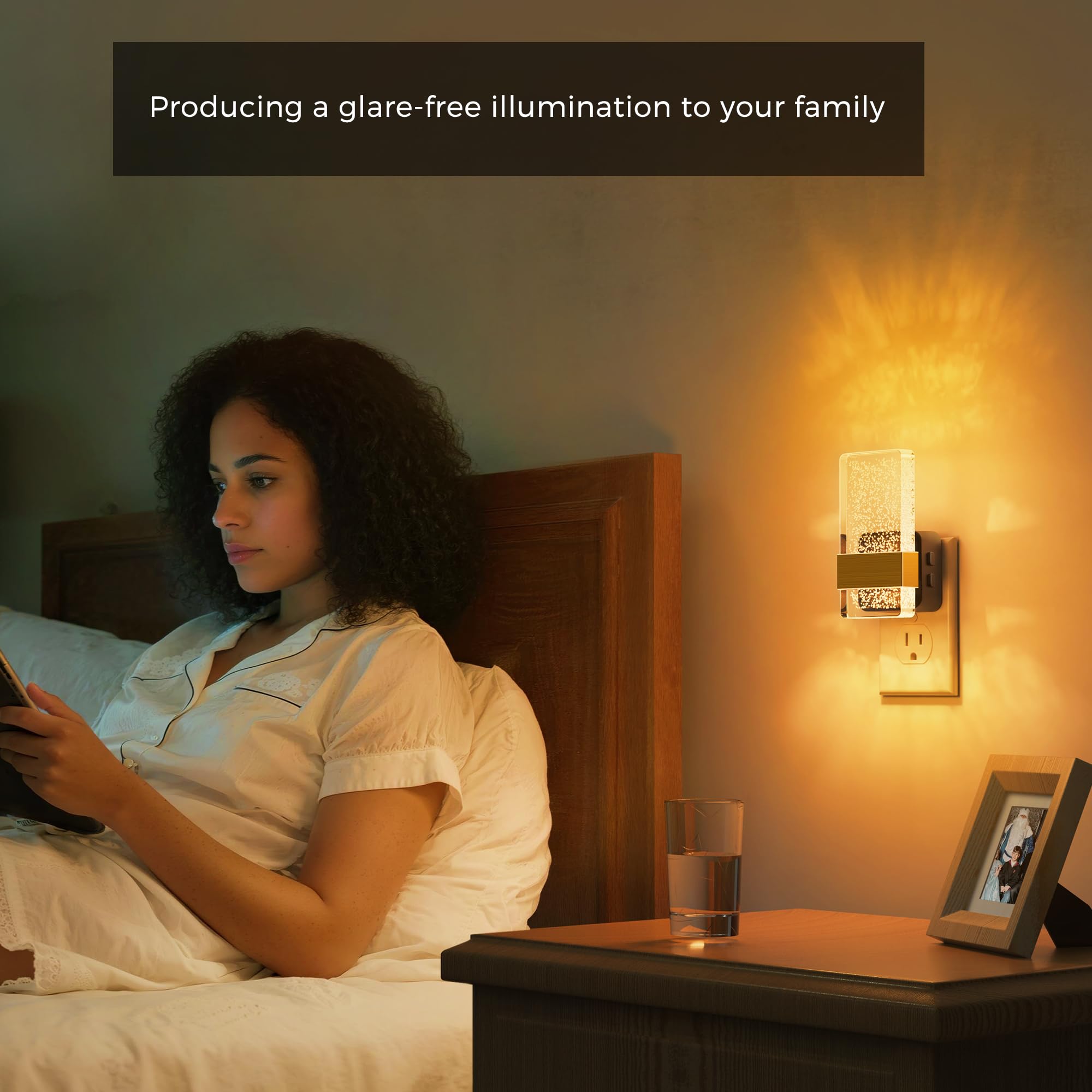 L LOHAS LED night light provides nursery-friendly glow for late-night routines.