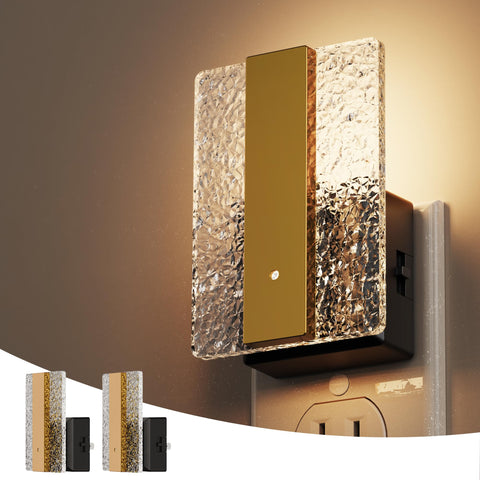 L LOHAS LED night light plug-in bathroom: soft glow for safe nighttime routines.