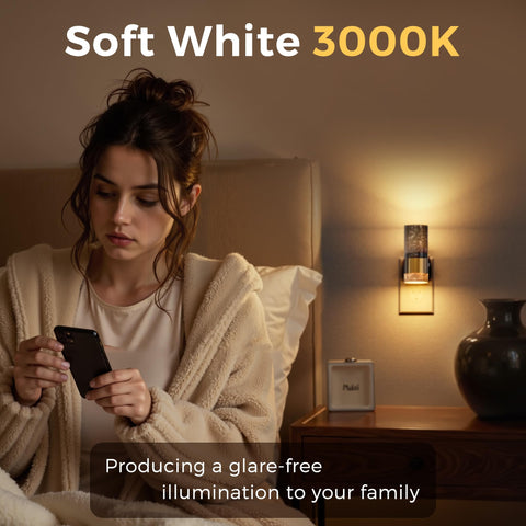 L LOHAS LED plug-in night light for quick, safe outlet installation in any room
