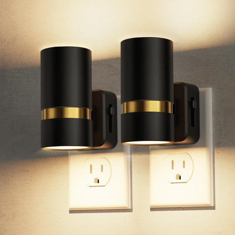 L LOHAS LED night light plug-in with dimmable brightness for customizable glow
