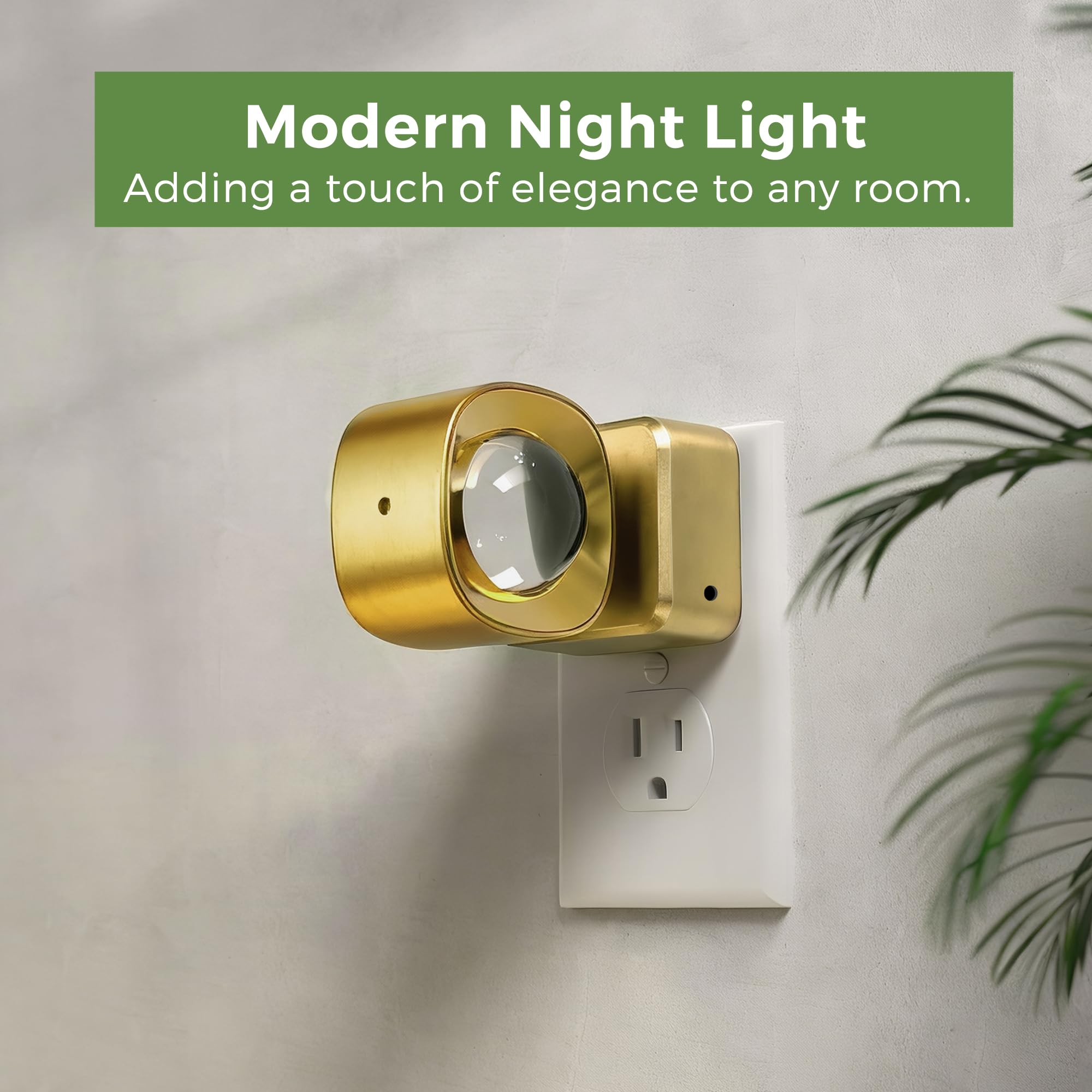 L LOHAS LED plug in night light rotates 180 degrees for versatile sockets
