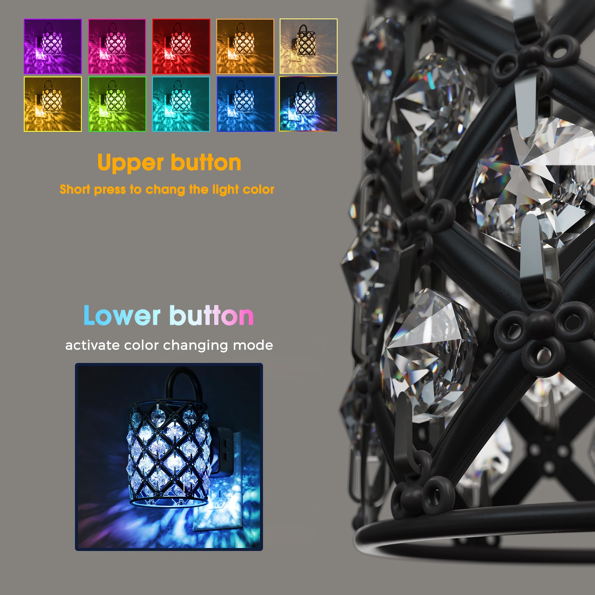 L LOHAS LED Night Light offers RGB color-changing modes for mood lighting.