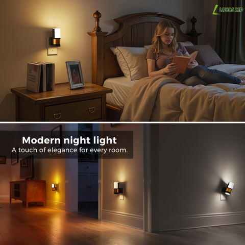 L LOHAS LED night light rotates 360 degrees for flexible lighting
