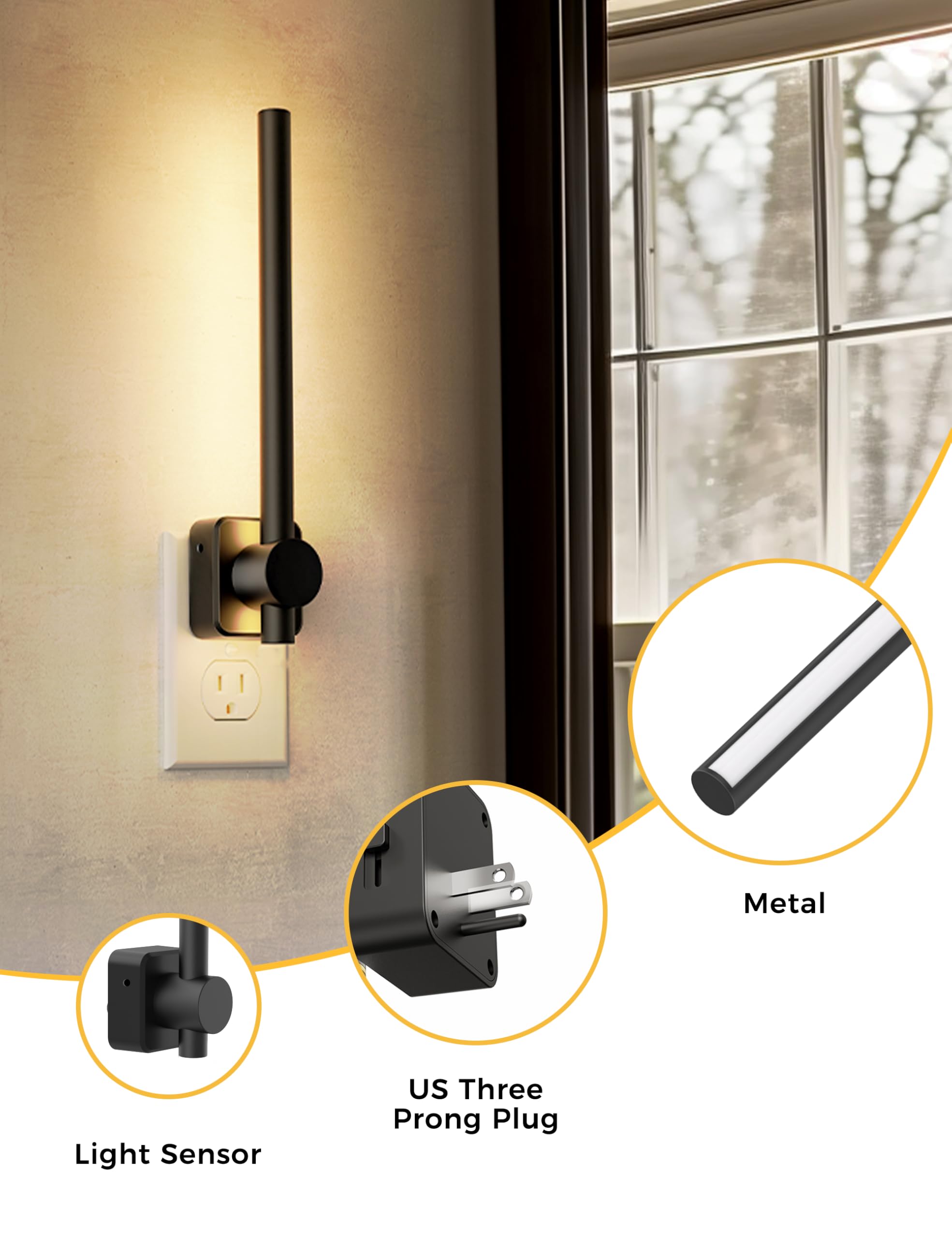 L LOHAS LED soft white 3000K glow creates a cozy space