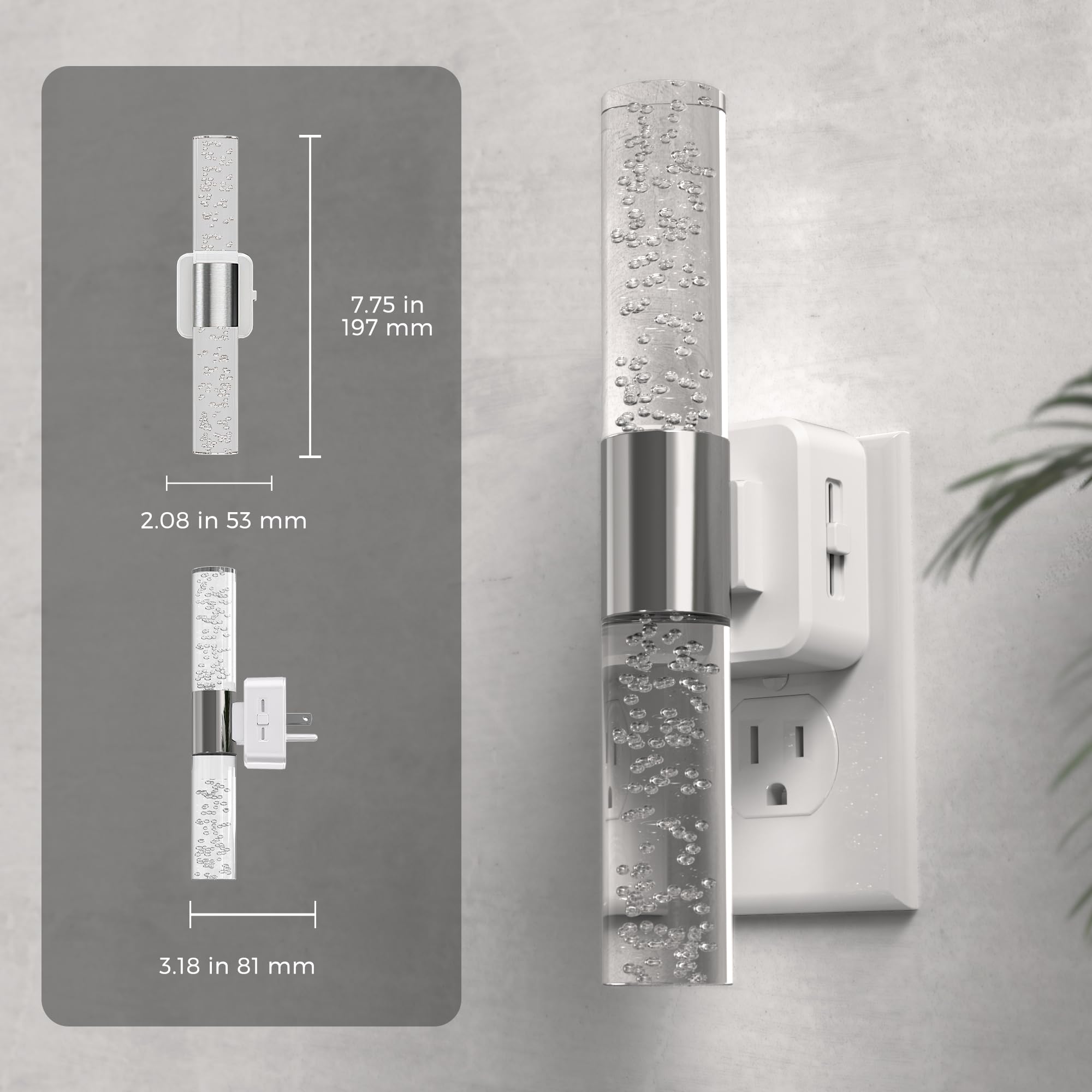 Soft white 3000K glow from L LOHAS LED creates warm ambiance.