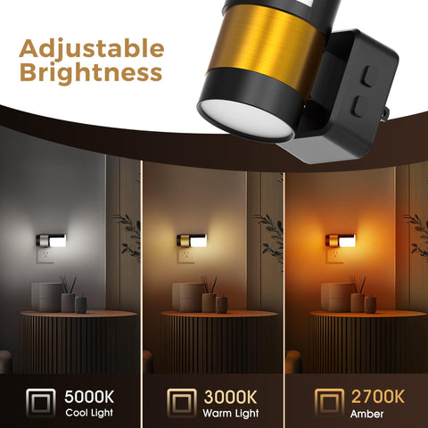 L LOHAS LED night light soft white 3000K for warm bedroom glow