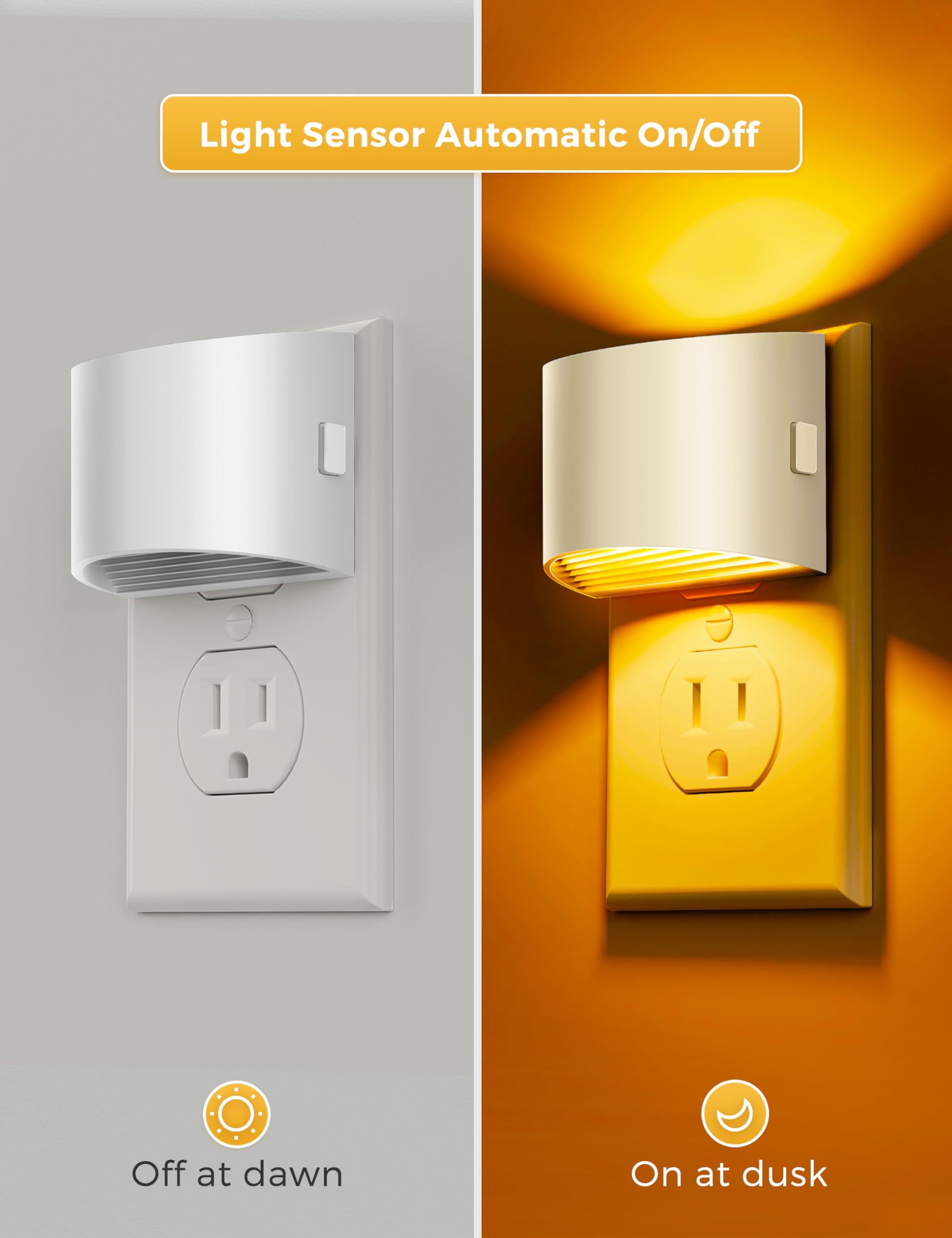 L LOHAS LED Night Light offers three brightness levels for customizable lighting