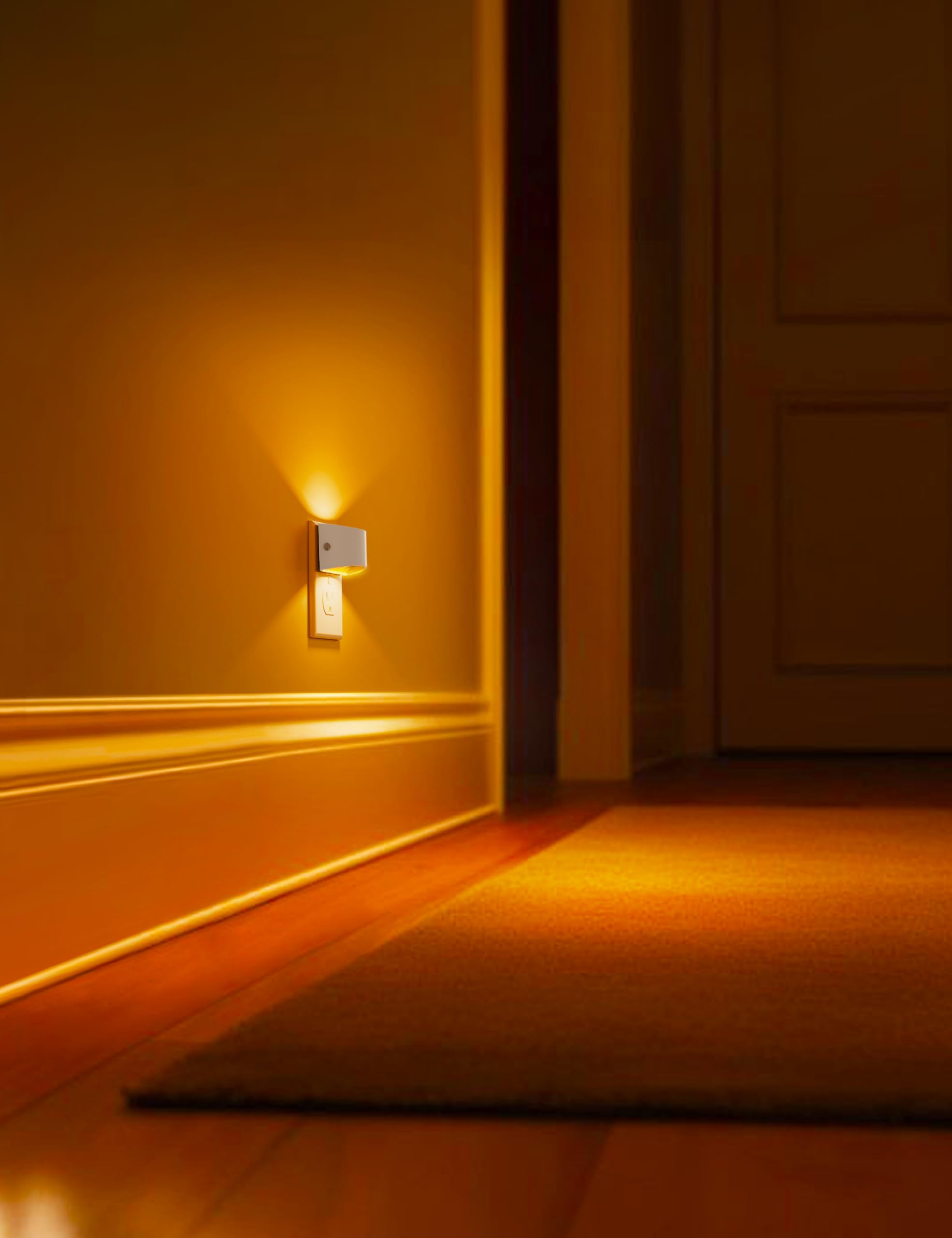 L LOHAS LED Night Light two-pack provides consistent illumination across spaces