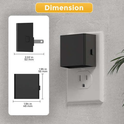 L LOHAS LED two-pack night lights for multiple rooms and convenience.