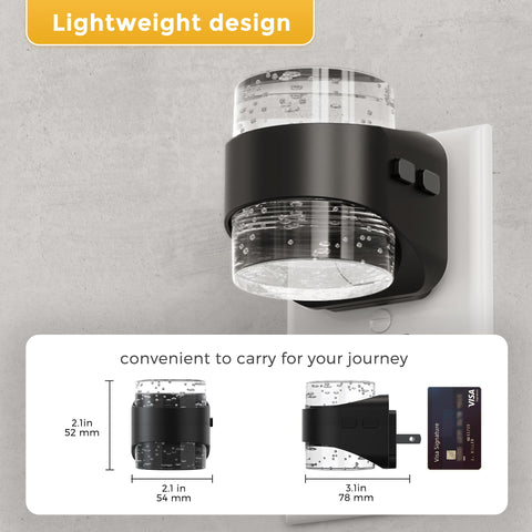 L LOHAS LED upward-downward glow night light for ambient illumination.