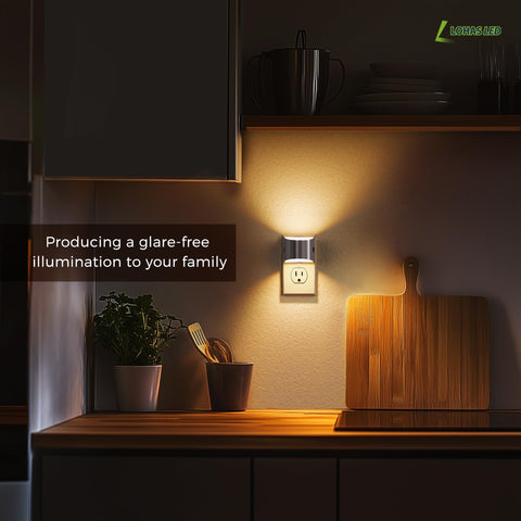 Versatile use across bedrooms, bathrooms, hallways, and nurseries with L LOHAS LED.