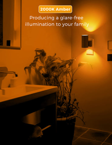 L LOHAS LED 2000K warm light creates a cozy bedroom atmosphere